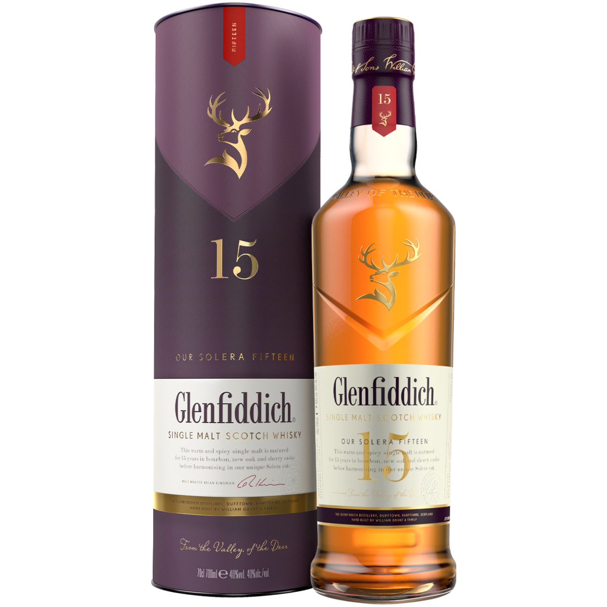 Виски Glenfiddich 15 лет 0,7 л в подарочной упаковке