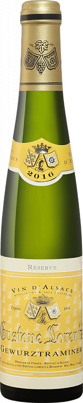 Вино Gewurztraminer Reserve Alsace AОС Gustave Lorentz 2022 0.375 л