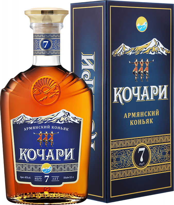 Коньяк Kochari Armenian Brandy 7 Y.O. (gift box) - 0.5 л