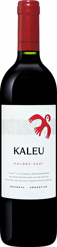 Вино Kaleu Malbec Mendoza Los Haroldos 2022 0.75 л