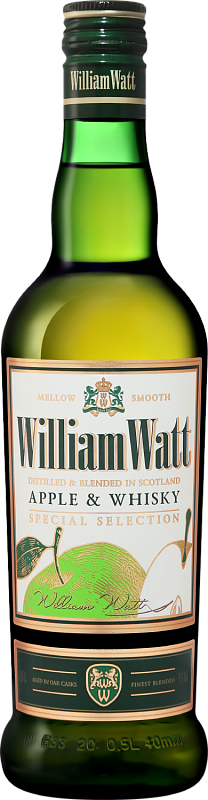 Спиртной напиток William Watt Apple & Whisky 0.5 л