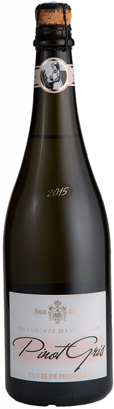 Игристое вино Cuvee de Prestige Pinot Millesime Collection Russian Sparkling Brut Novy Svet 0.75 л