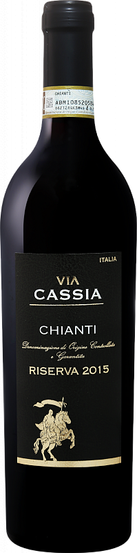 Вино Via Cassia Chianti DOCG Riserva Castellani 2019 0.75 л