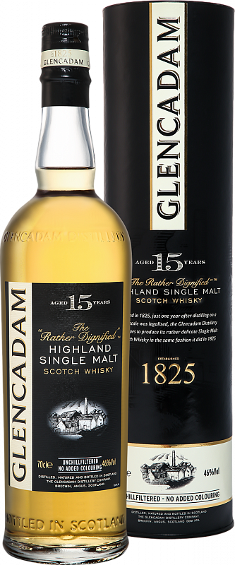 Виски Glencadam Highland Single Malt Scotch Whisky 15 y.o. (gift box) 0.7 л