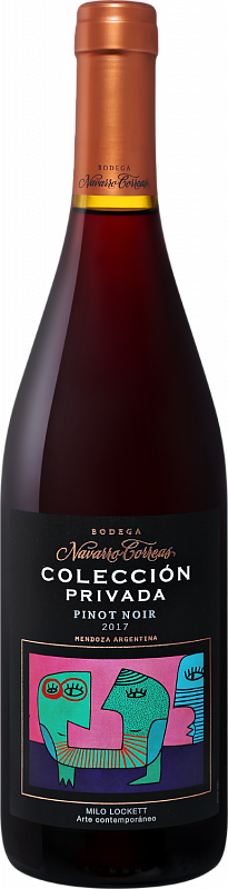 Вино Coleccion Privada Pinot Noir Mendoza Bodega Navarrо Correas 2022 0.75 л