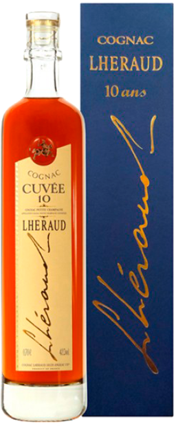 Коньяк Lheraud Cuvee 10 Cognac (gift box) 0.7 л