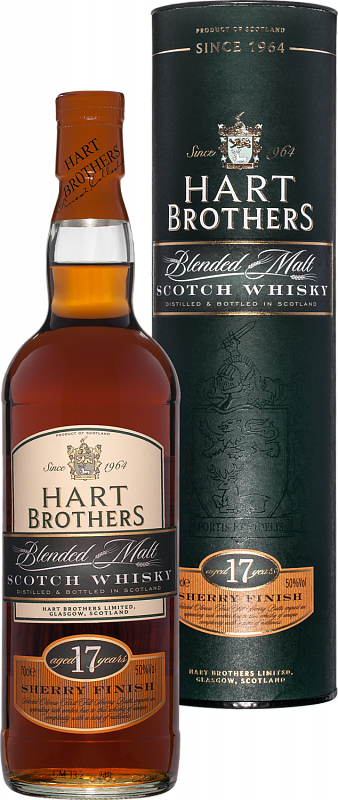 Виски Hart Brothers Sherry Finish Blended Malt Scotch Whisky 17 y.o. (gift box) 0.7 л