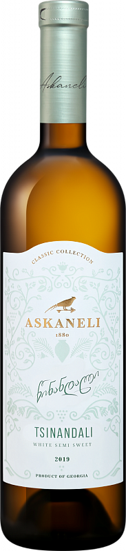 Вино Classic Collection Tsinandali Askaneli 2021 0.75 л