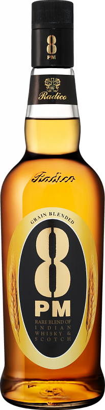 Виски Radico Khaitan 8 p.m. Grain Blended Whisky 0.7 л