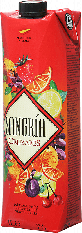 Винный напиток Sangria Cruzares - 1 л
