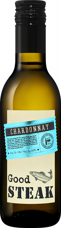 Вино Good Steak Chardonnay Kuban’ - 0.187 л