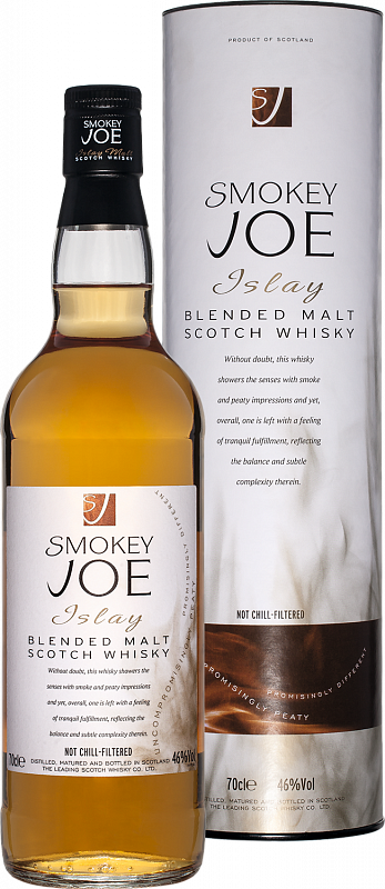 Виски Smokey Joe Islay Blended Malt Scotch Whisky (gift box) - 0.7 л