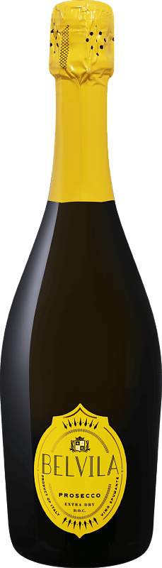 Игристое вино Belvila Prosecco DOC Spumante Extra Dry Villa Degli Olmi 2021 0.75 л