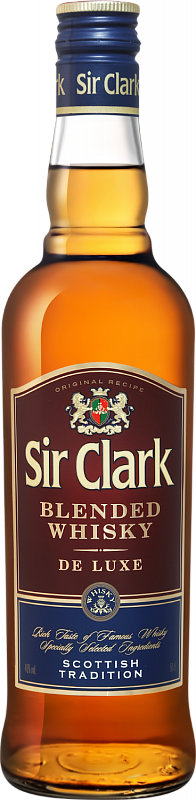 Виски Sir Clark Blended Whisky 3 Y.O. - 0.5 л