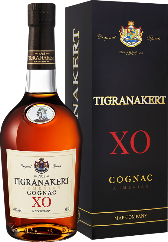Коньяк Tigranakert XO (gift box) - 0.5 л