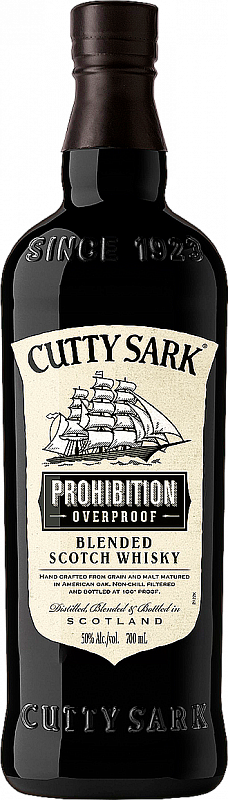 Виски Cutty Sark Prohibition Edition Blended Scotch Whisky 0.7 л