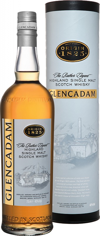 Виски Glencadam Origin 1825 Highland Single Malt Scotch Whisky (gift box) 0.7 л