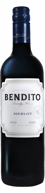 Вино Bendito Merlot Central Valley DO Luis Felipe Edwards 0.75 л