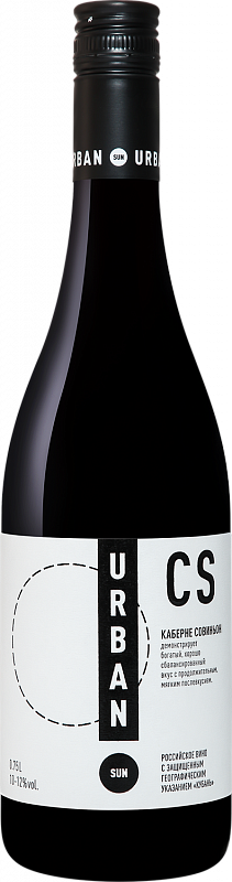 Вино Urban Sun Cabernet Sauvignon Kuban’ 0.75 л