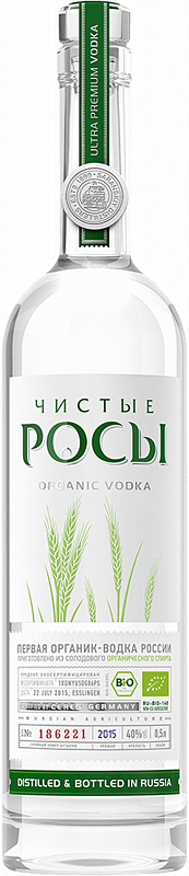 Водка Vodka Chisti Rosi 0.5 л