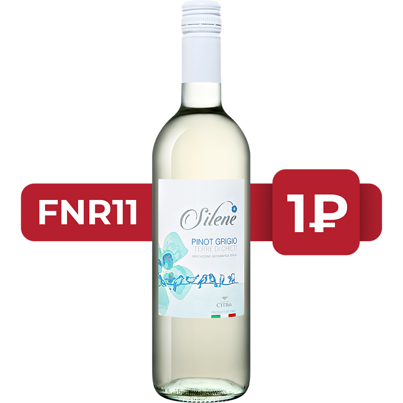 Вино Silene Pinot Grigio Terre di Chieti IGT Citra 2021 0.75 л