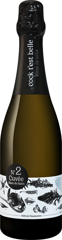 Игристое вино Cock t’est belle. Blanc De Noir. Cuvee №2 2019 0.75 л