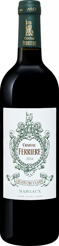 Вино Chateau Ferriere Margaux AOC 2016 0.75 л