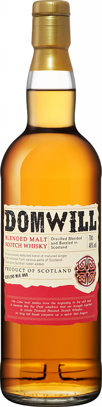 Виски Domwill Blended Malt Scotch Whisky 0.7 л