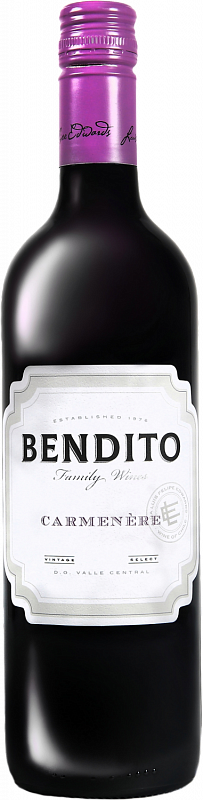 Вино Bendito Carmenere Central Valley DO Luis Felipe Edwards 0.75 л