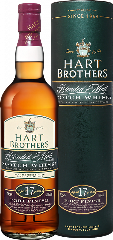 Виски Hart Brothers Port Finish Blended Malt Scotch Whisky 17 y.o. (gift box) 0.7 л