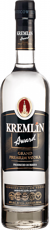 Водка KREMLIN AWARD Grand Premium 0.5 л