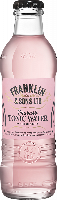 Тоник Franklin & Sons Rhubarb with Hibiscus Tonic Water 0.2 л