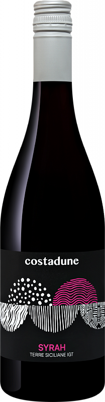 Вино Costadune Syrah Terre Siciliane IGT Cantine Settesoli 2021 0.75 л