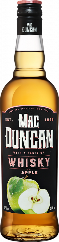 Спиртной напиток Mac Duncan With A Taste Of Whisky Apple 0.5 л