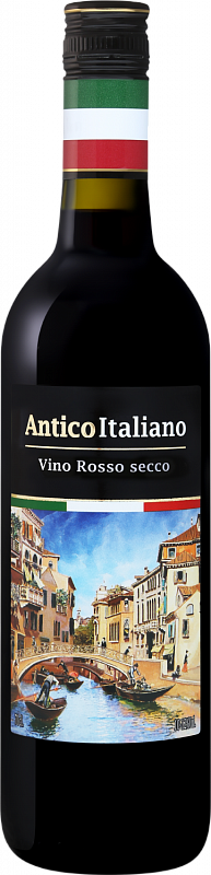 Вино Antico Italiano Rosso Secco - 0.7 л