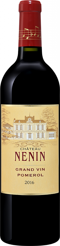 Вино Chateau Nenin Pomerol AOC 2016 0.75 л