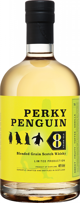 Виски Perky Penguin Blended Grain Scotch Whisky 8 y.o. 0.7 л