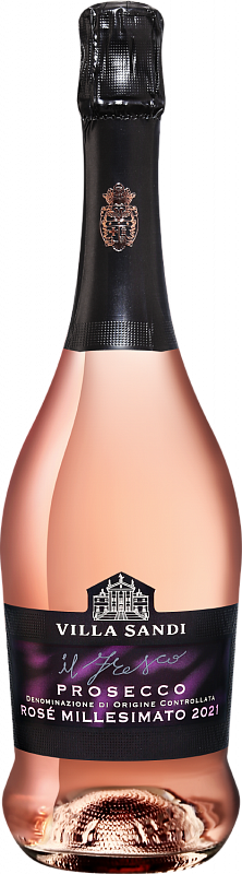 Игристое вино Il Fresco Rose Millesimato Prosecco DOC Villa Sandi 2021 0.75 л