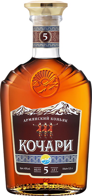 Коньяк Kochari Armenian Brandy 5 Y.O. - 0.5 л