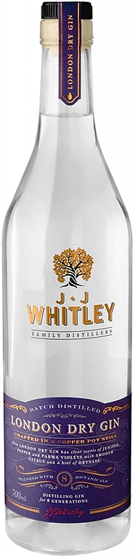 Джин J.J. Whitley Blue London Dry Gin 0.7 л