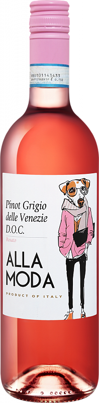 Вино Alla Moda Pinot Grigio Delle Venezie DOC San Matteo 2022 0.75 л