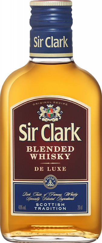 Виски Sir Clark Blended Whisky 3 Y.O. - 0.2 л