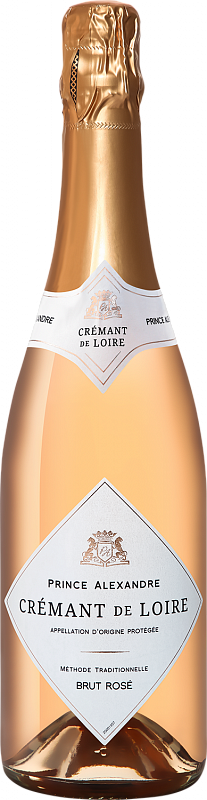 Игристое вино Prince Alexandre Brut Rose Cremant De Loire AOC NV 0.75 л