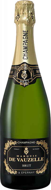 Игристое вино Marquis de Vauzelle Brut Champagne AOC Maison Burtin 0.75 л