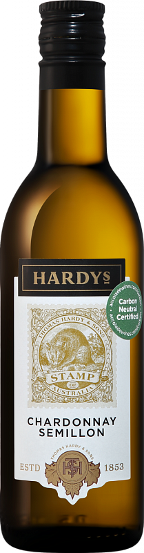 Вино Stamp Chardonnay Semillon South Eastern Australia GI Hardy’s 2022 0.187 л
