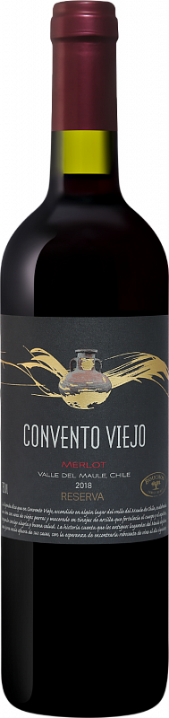 Вино Convento Viejo Merlot Maule DO J. Bouchon 2022 0.75 л