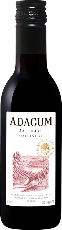 Вино Adagum Saperavi Kuban’ - 0.187 л