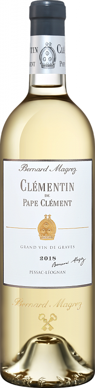 Вино Clementin de Pape Clement Grand Vin de Graves Pessac-Leognan AOC Chateau Pape Clement 2018 0.75 л