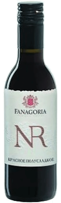 Вино NR Red Semi-sweet Fanagoria 0.187 л