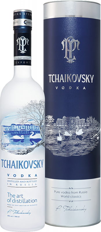Водка Tchaikovsky (gift box) 0.7 л